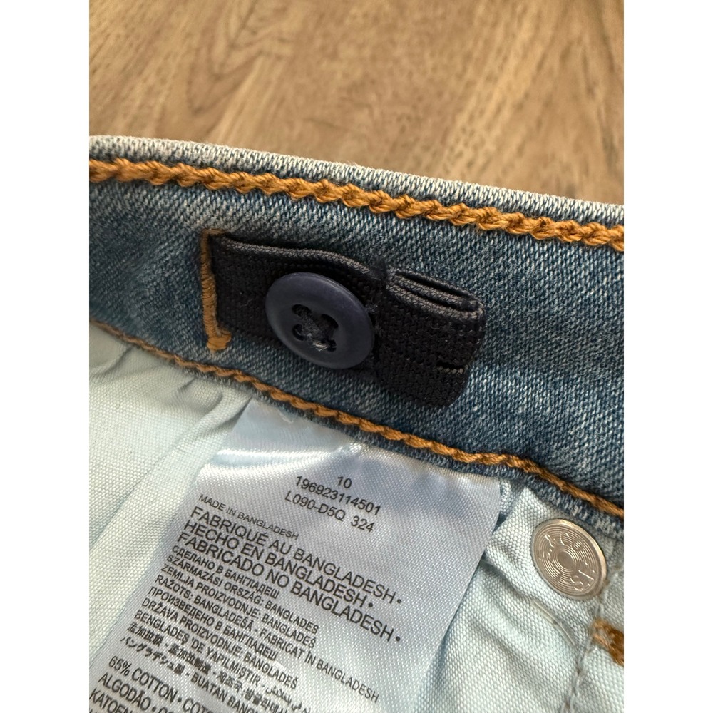 NWT Levi's 726 High Rise Flare Jeans Girls Size 10 Light Wash Stretch Denim - Picture 9 of 12